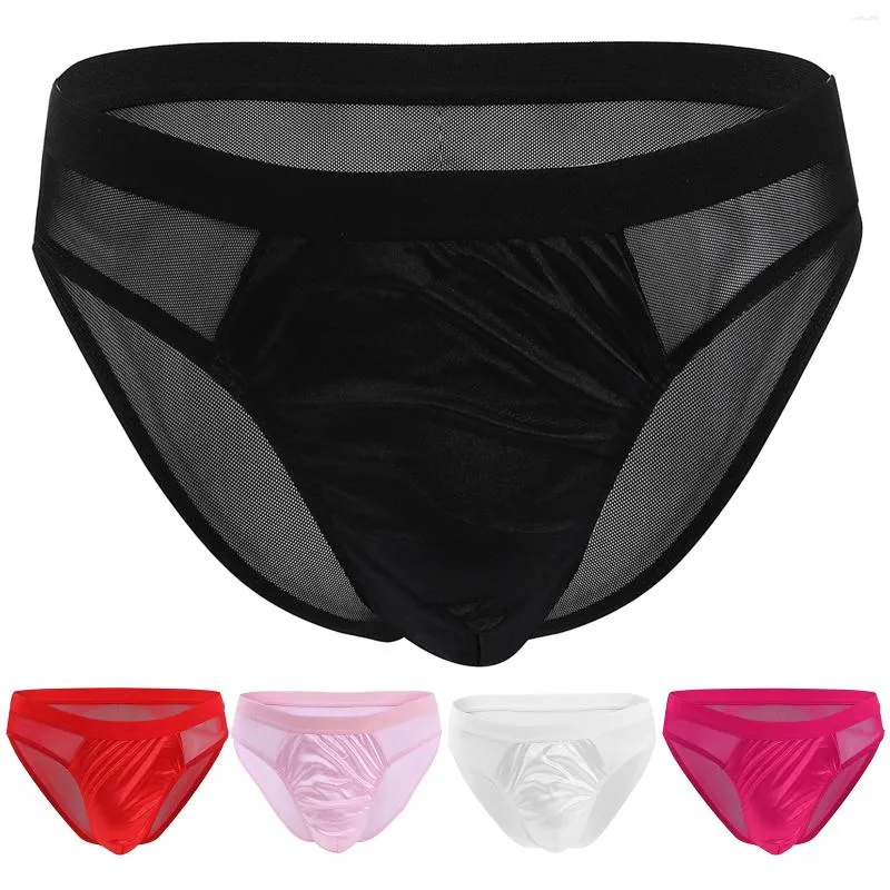 Underpants Mens Simple Personality Fashion Casual Sexy Thong Underwear T Pants Lace Grenadine Exotic Car