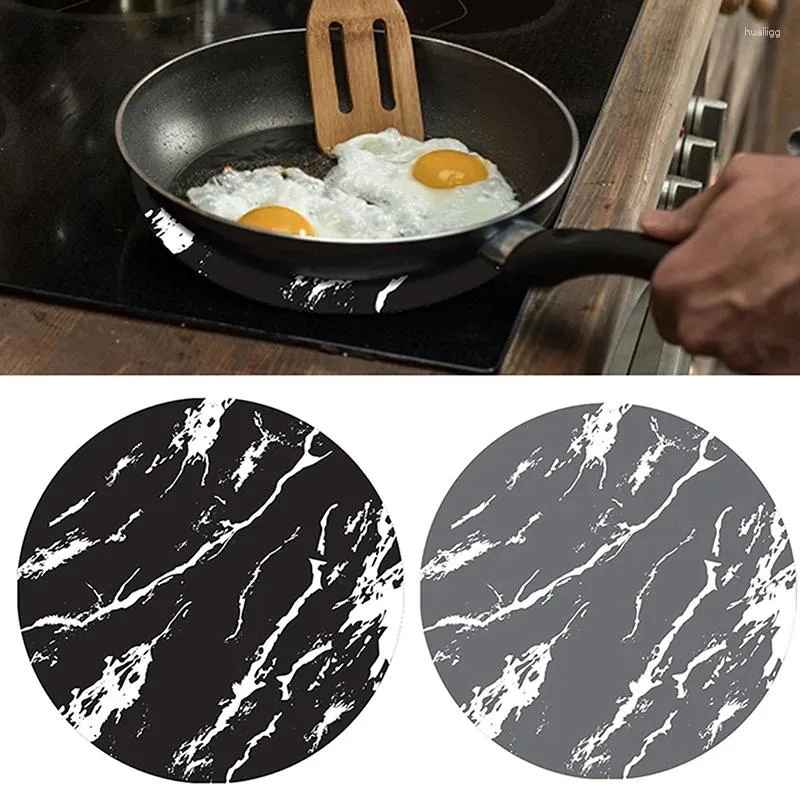 Tapetes de mesa de silicone, proteção para fogão por indução, fibra de vidro, magnético, antiderrapante, protetor contra arranhões, resistência ao calor