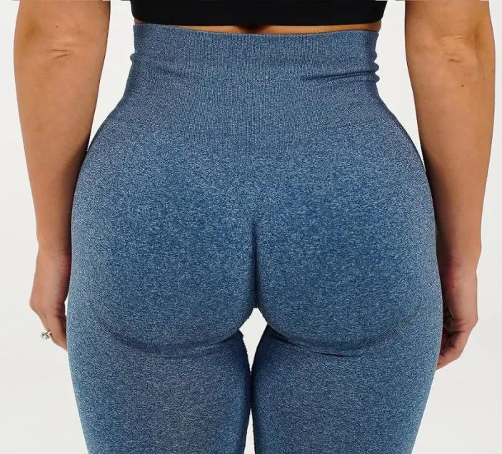 Leggings d'exercices sans couture tricoté absorbant l'humidité pantalons de yoga sexy en cours d'exécution sport fitness leggings de yoga sexy vêtements de sport femmes t5098933