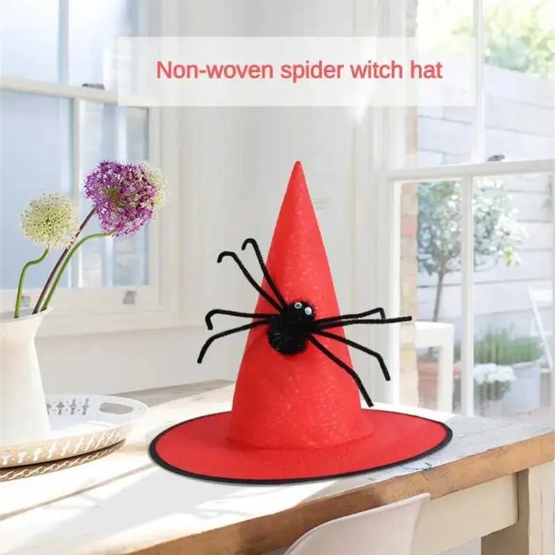 Chapeau de sorcière polyvalent et élégant, parfait pour les costumes d'Halloween, en tissu Non tissé, 1 à 10 pièces, 230920