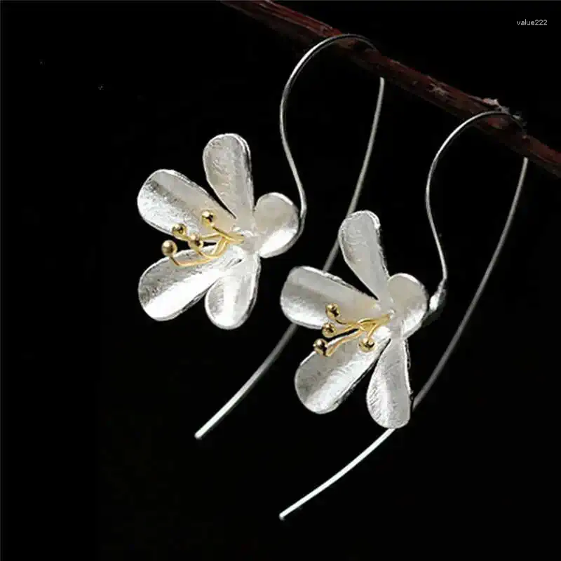 Ohrstecker Gänseblümchen weiblicher Ohrring Mode Blumen Quasten Schmuck Anti-Allergie