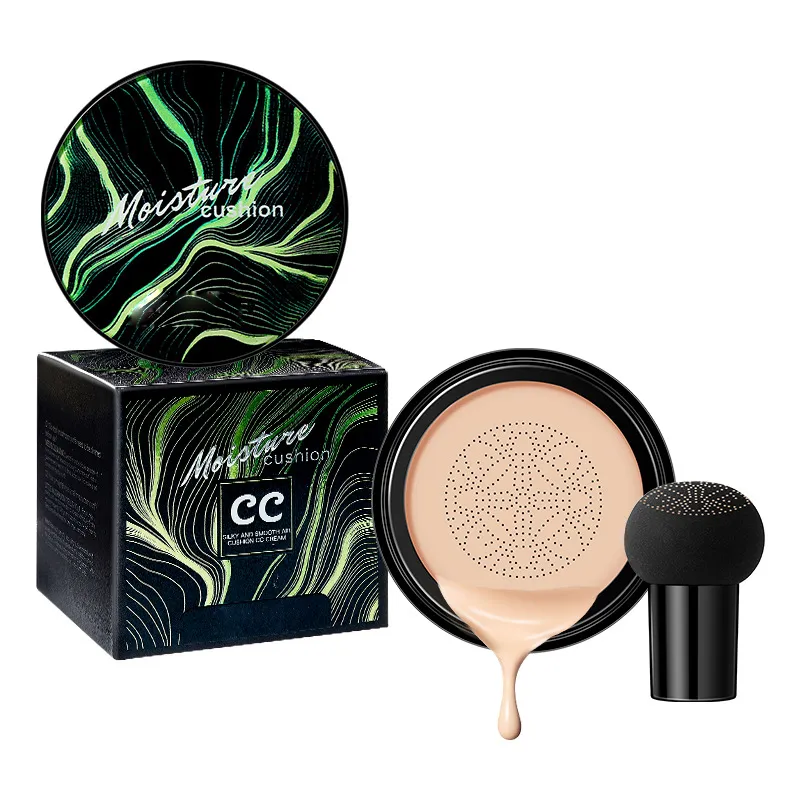 Mushroom Head Air Cushion CC Cream BB Cream Mushroom Head Foundation Full Coverage Foundation Makeup Long Lasting Moisturize Matte Concealer