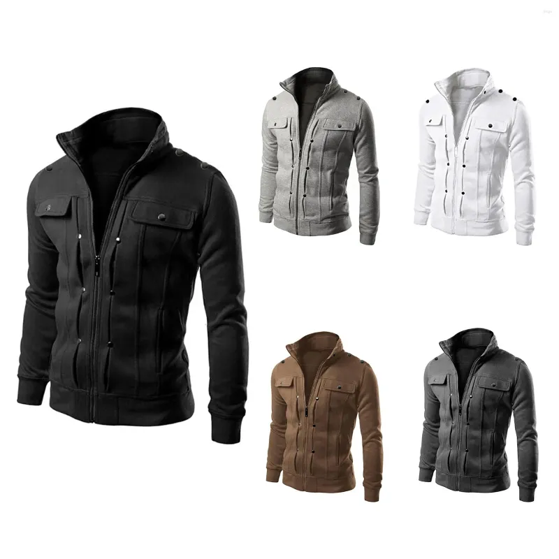 Vestes pour hommes revers polaire jean pour manteau hommes hommes veste mince conçu cardigan manteaux de bureau hiver