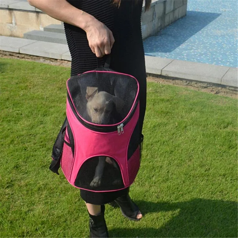 犬のキャリアバッグ通気性バックパック大容量猫を運ぶポータブル屋外旅行ペット