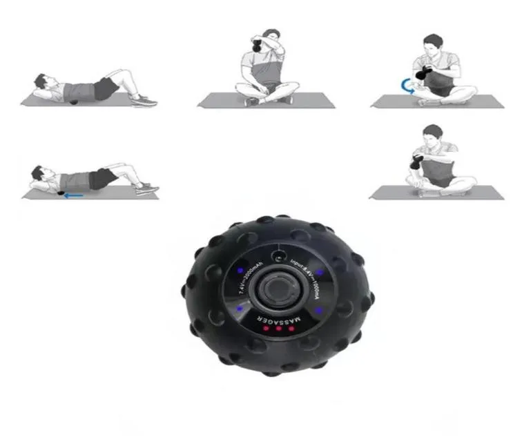 Electric Vibrating Blackroll Massage Roller For Trigger Point Training