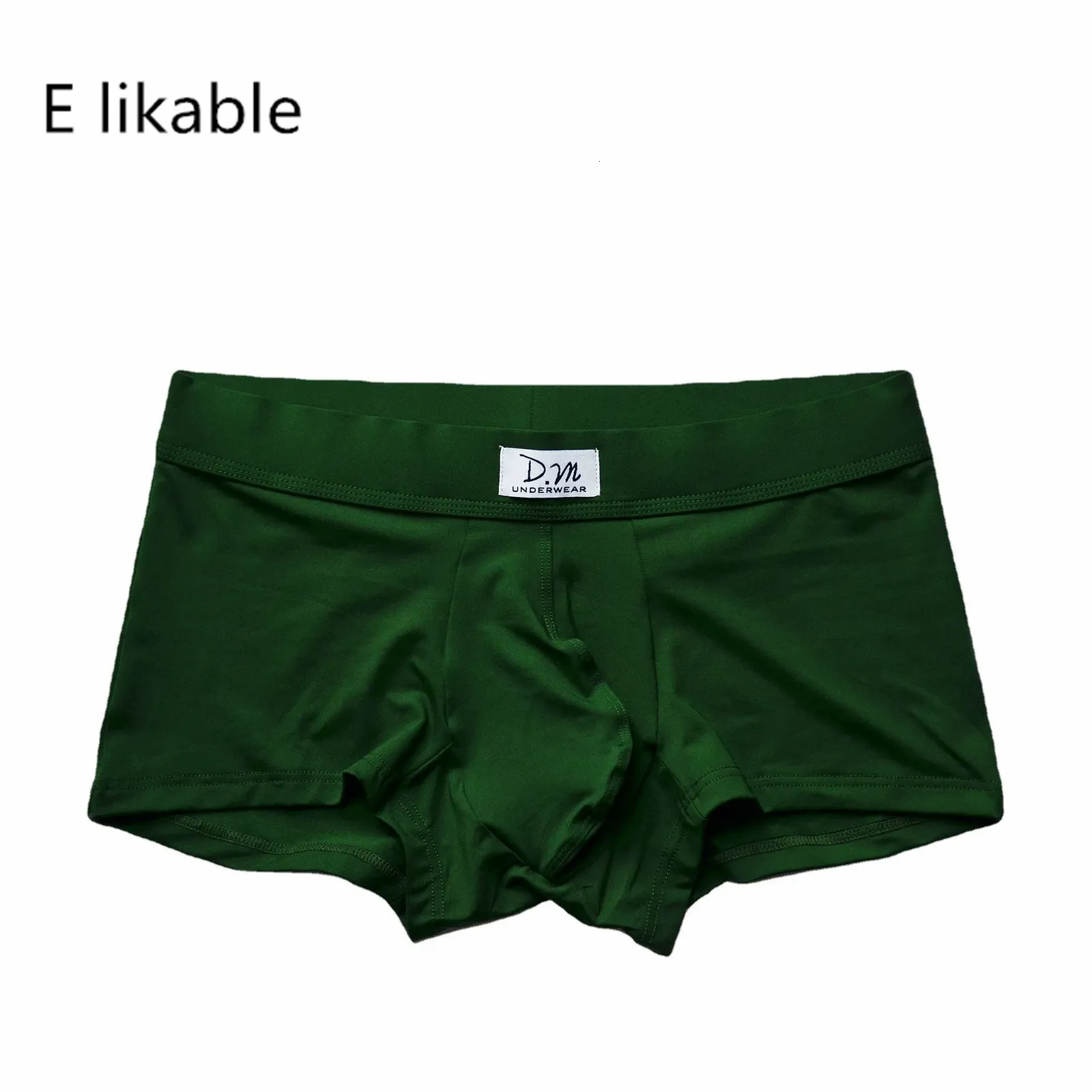 Underbyxor e likvärdig ungdom bekväm enkel mens underkläder mode sexig solid färg andningsbar midwaist grundläggande allmatch boxer trosor 231027