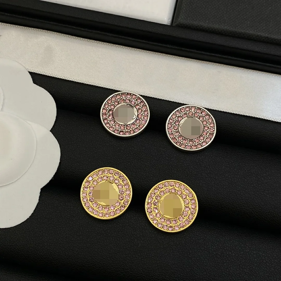 Circular Medusa Diamond Earrings For Women Stud Earrings Designer