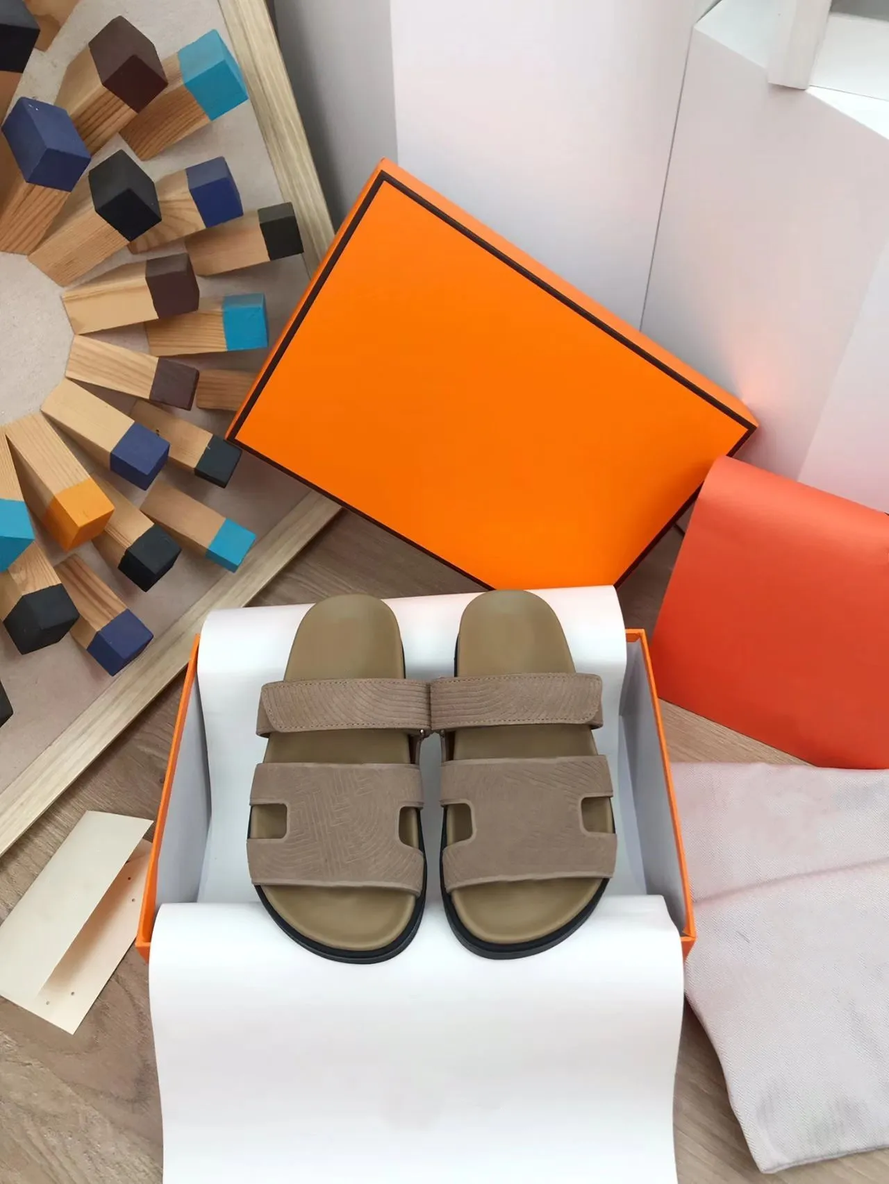 Huarachas Ferrato Cómodas De Cuero Marrón Para Hombre | Meses Sin Interés