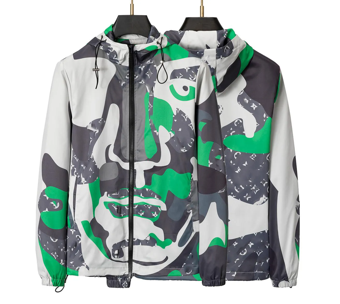 ジャケット・アウター \"FURX Snow Camo Hooded Jacket\" Lg. Snow Camo Parka Camo Hunting Jacket Waterproof Windproof