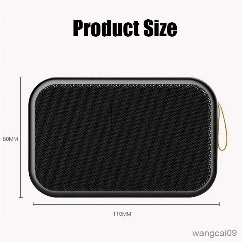 Mini högtalare Bluetooth -högtalare Portable Sound Box Mini Music Wireless Woofer Radio Bocina Audio System Column Loud Loud