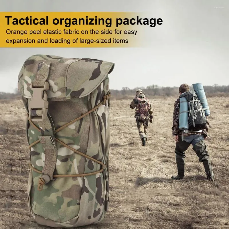 Hunting Jackets Tactical Molle Universal GP Pouch Wide Tall Bag Large Capacity With Drain Hole Military Outdoor Storage Kit