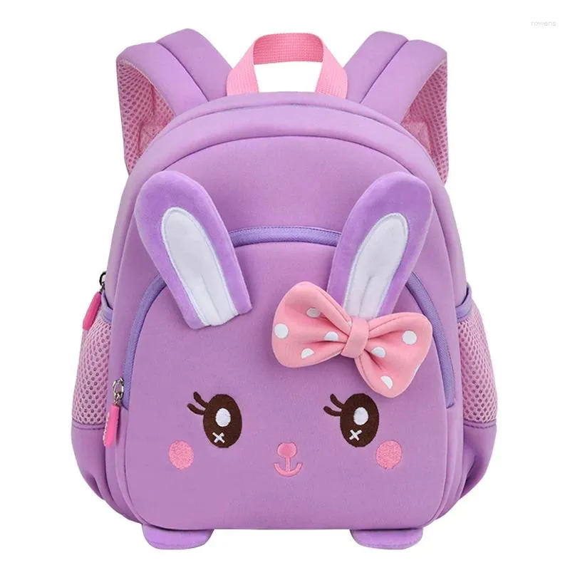 Sacs d'école 3D pour filles de maternelle, sac à dos de bonne qualité pour enfants en bas âge, sac d'animaux de dessin animé pour garçons et enfants Mochila Infantil