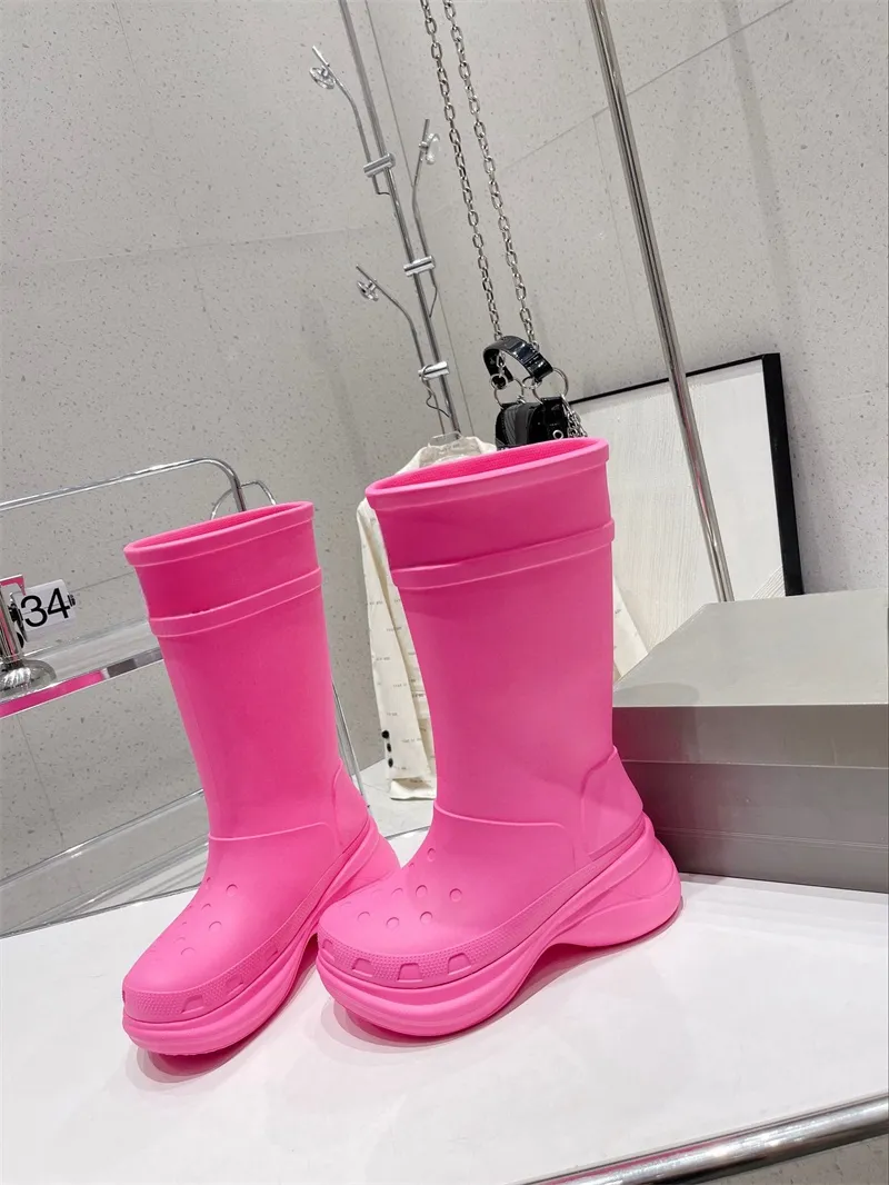 Balenciaga boots pink sales