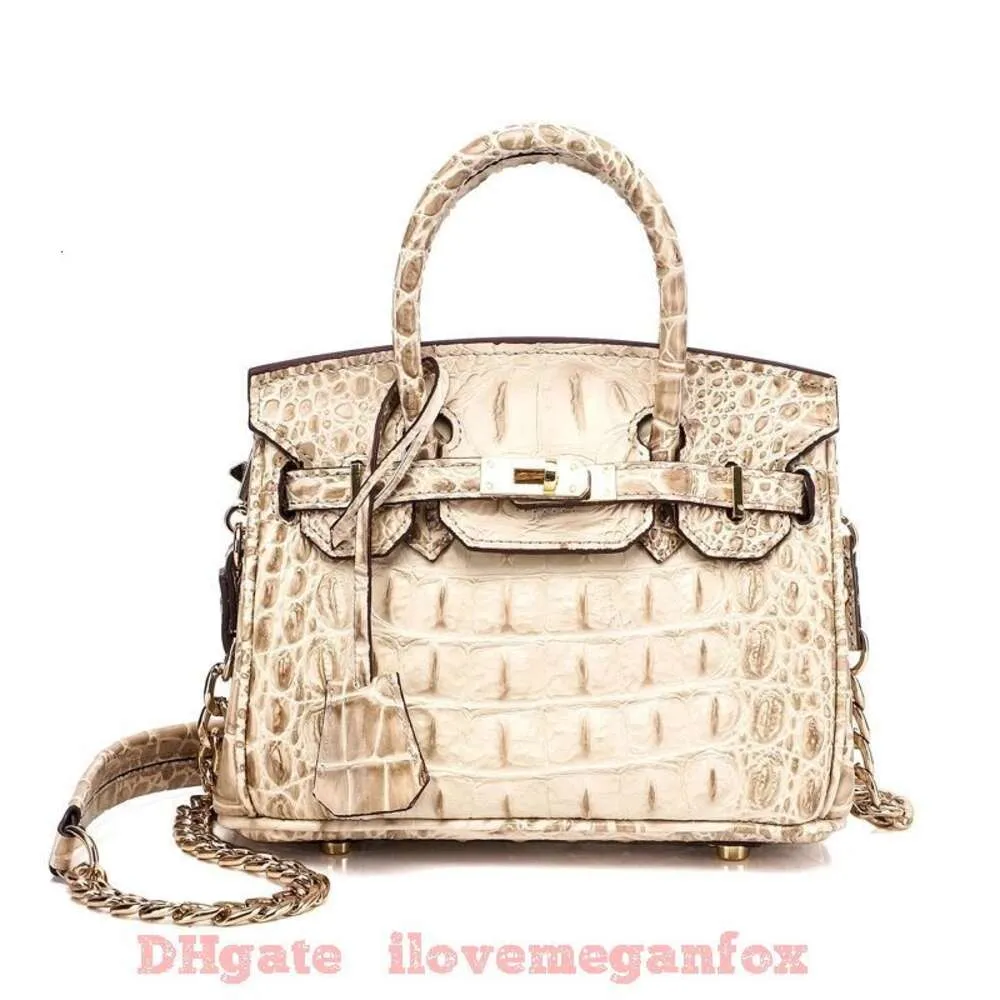 Designer draagtassen Luxe mode schoudertassen Krokodillenleer Damestas 2021 Nieuwe lederen tas Dameshandtas Koeienhuid Eén schouder Crossbody Tas Crocodi