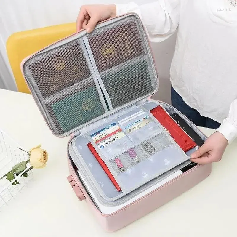 Valigette Valigetta multifunzionale Borsa per documenti da viaggio per il fine settimana Borsa per la conservazione dei materiali per ufficio Donna Borsa per organizer per file per ufficio Accessori Forniture