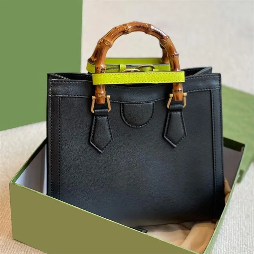 Borsa di famosi designer Borse in bambù autentico Portafoglio di moda leggero da donna di alta qualità con manico a tracolla per donna semplice AlligatorPopu269p