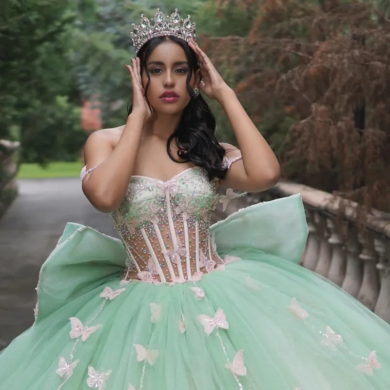 Light Green Puffy Ball Gown Quinceanera Dress with Sweetheart Neckline Lace-up Back and Sweep Train from Dhgate Quinceanera Dresses - price 304.21 Light Green Puffy Ball Gown Quinceanera Dress with Sweetheart Neckline Lace-up Back and Sweep Train from Dhgate Quinceanera Dresses - price 304.21