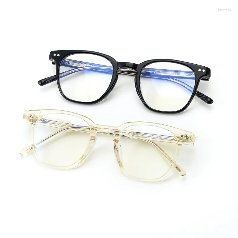 Anti Blue Light Glasses Frames Stylish Korean Eyeglasses for Men Women,  Optical Prescription Eyewear with Box