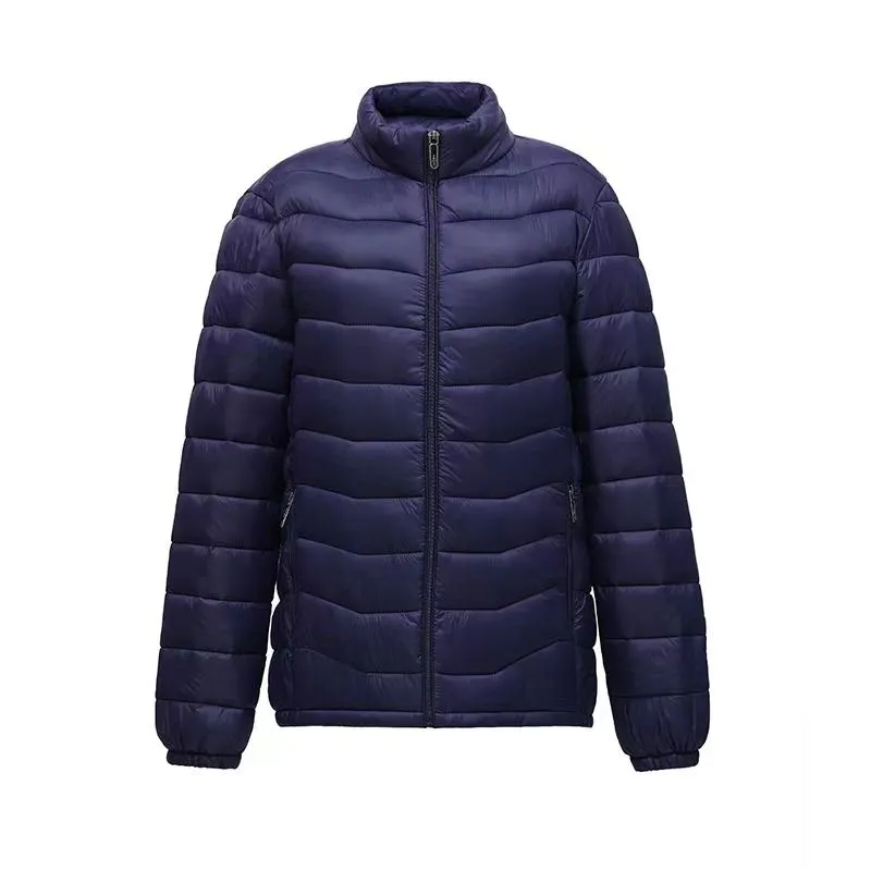 Manteau d'hiver rembourré en coton pour homme, veste rouge légère, grande taille, automne 2023