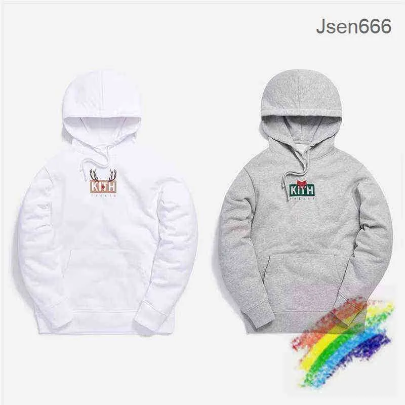 Kith hoodie fw kith, tatil kapüşonluları ağır kapüşonlu erkek kadın en kaliteli puf böreği kutusu kith sweatshirts kazak jxjw