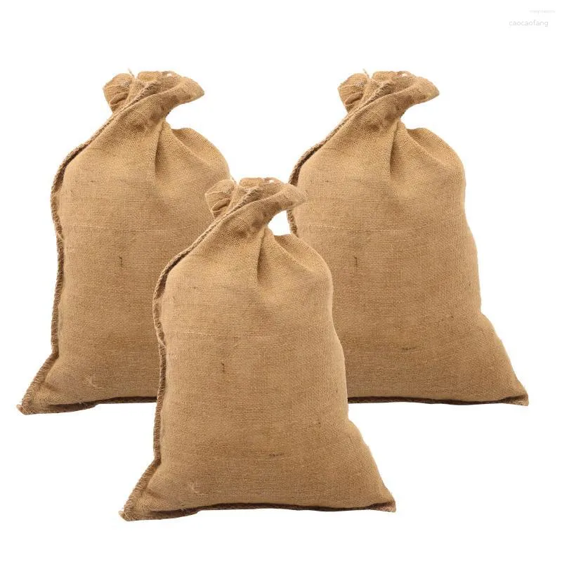 Present Wrap Bag Sacks Drawstring Shopping Burlap Vegetablepotato återanvändbar duk Prouches Linne säck rot livsmedelspäska muslinfrukt