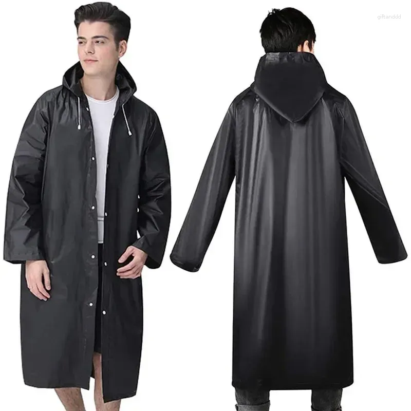 Imperméables Vêtements de pluie Rain Man pour manteau long Freesize couches d'eau de pluie Poncho costume imperméable couverture imperméable vestes portables adulte