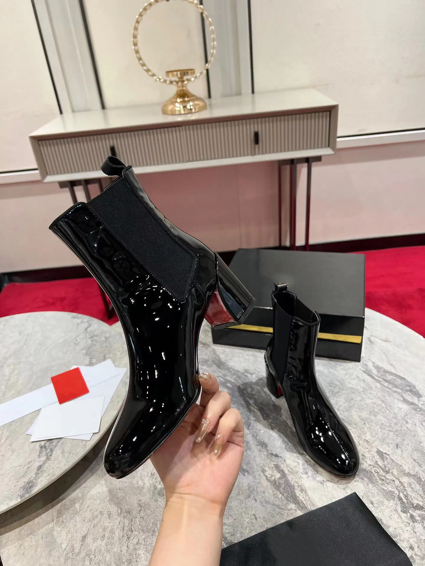 Luxury Brands Women Red Bottom Heels Black | High Heels Red Bottoms Brand -  Luxury - Aliexpress