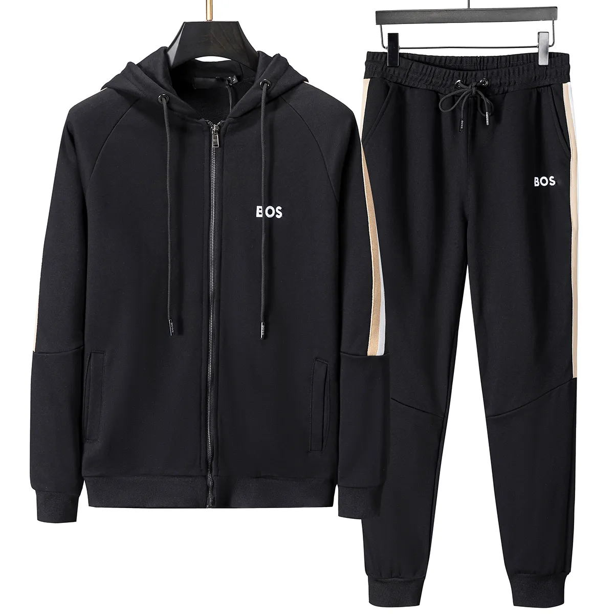 Trapstar Mens Tracksuit Set With Embroidered Plush Letter Decoration