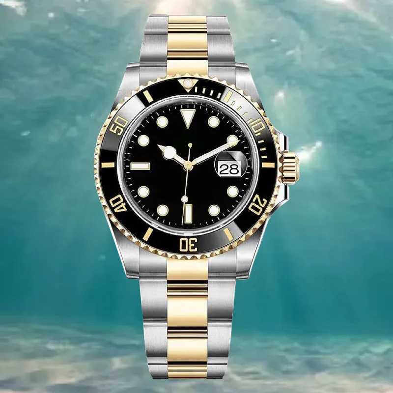 Ocean designer relógios para mens movimento relógios de alta qualidade relojes 3135 automático importado movimento mecânico safira à prova d'água data montre etiqueta de luxo