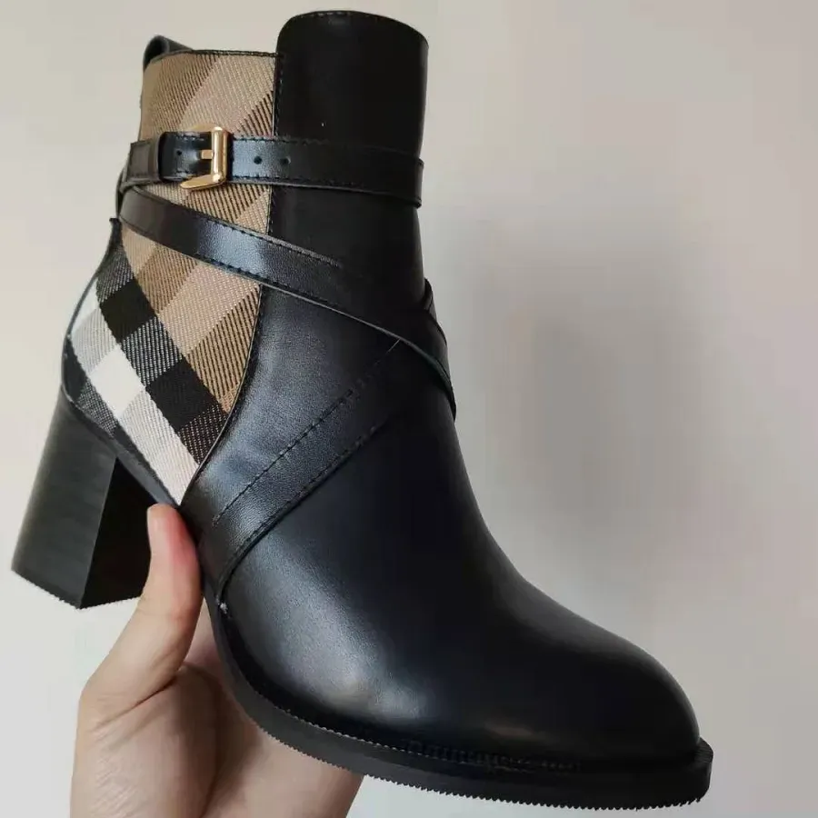 Nouveau créateur de mode bottes femmes de luxe en cuir véritable Martin bottes dames bottines femme bottes courtes baskets formateurs chaussures