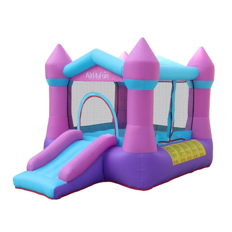 Inflatable Bouncer House For Toddlers Kids Indoor Castle Small Bouncer Moonwalk Park Toys Children Playhouse Outdoor Play Fun Birthday Gifts Party Jumping Jumper