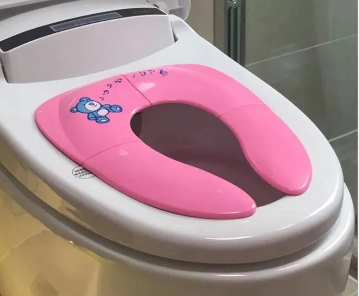 Baby rese folding potty säte småbarn bärbar toalettträning säte barn urinal kudde barn potten stol pad /matta