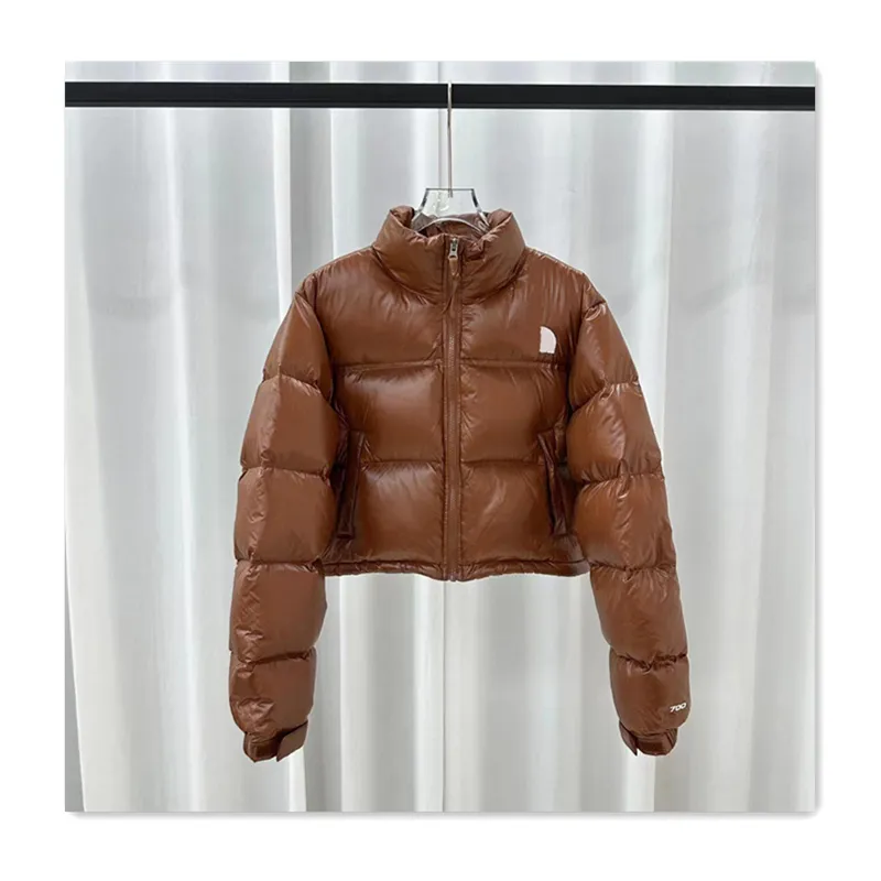 Veste Designer Qualité Col Haut À Manches Longues Court Blanc Canard Femmes Parkas Patchwork Militaire Vert Extérieur Chaud Femmes Vers Le Bas Vêtements D'extérieur