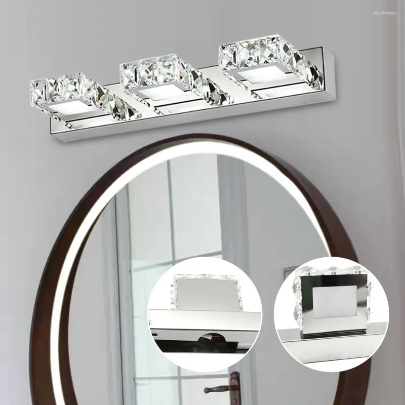 Table Lamps Modern Bathroom Crystal LED Mirror Light Wall Mounted Lamp Fixtures Vanity