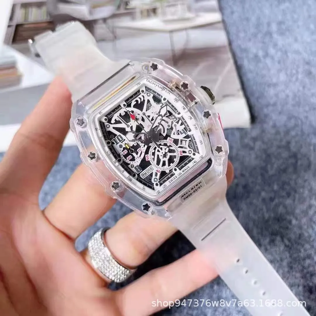 Exquisite Luminous Automatic Quartz Watch with Genuine Leather Strap ...