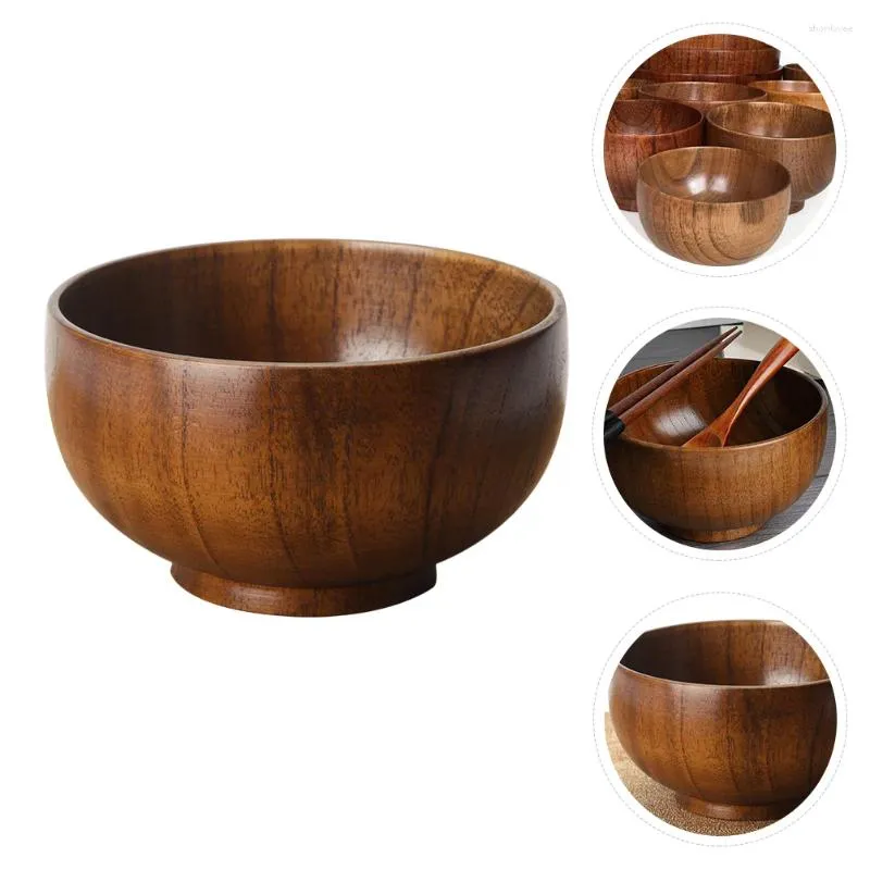 Dinnerware Sets Salad Bowl Storage Holder Containers Dessert Creative Fruits Wooden Tableware Utensils Eating