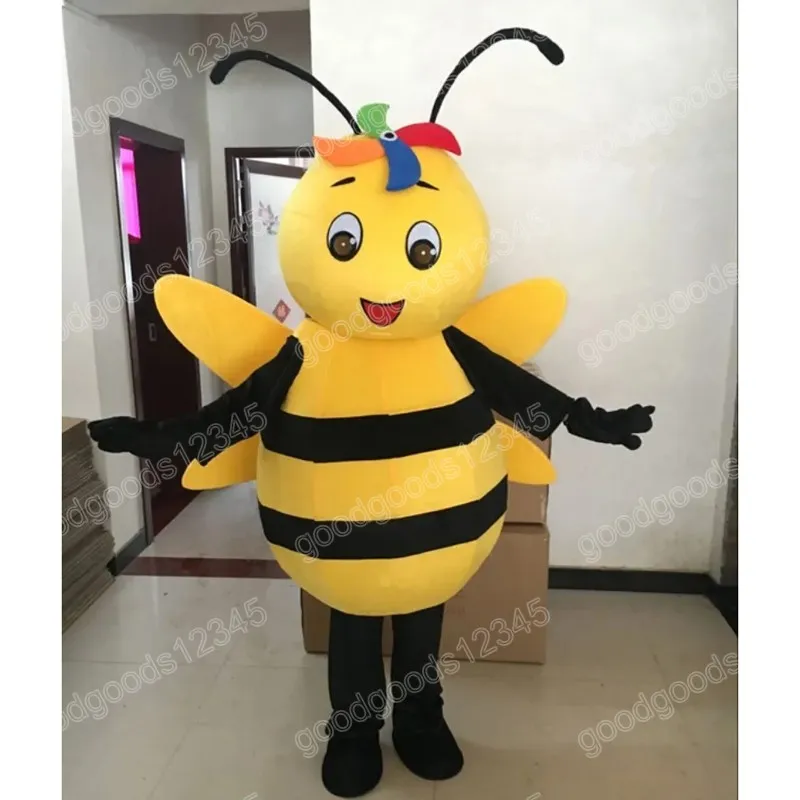 Jul Bee Mascot Costumes Halloween Fancy Party Dress Cartoon Character Carnival Xmas Advertising Birthday Party Costume Unisex Outfit