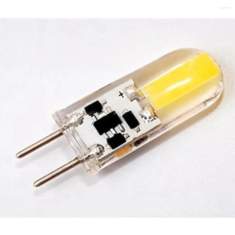 GY6.35 PIN SILICONE COB LED SPOFTLIGHT BULB DIMMABLE CORN CRYSTAL CHANLIER 12V Energibesparing