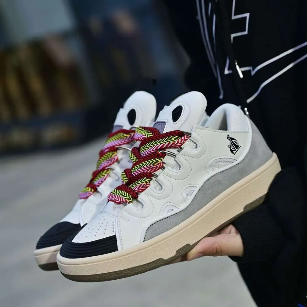 Designer Luxury Lavins Curb Casual Sneakers, Unisex German Stitch