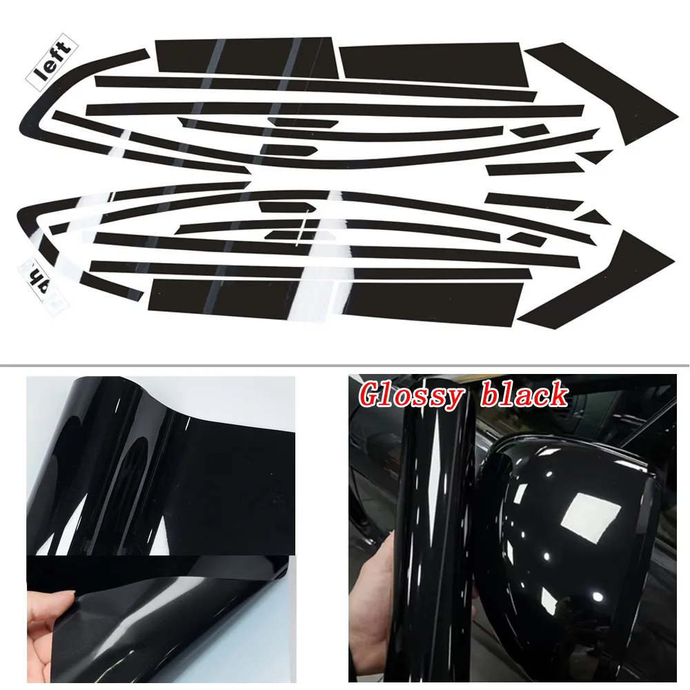 Rvinyl Pillar Post Window Trim Compatible With Lincoln Nautilus 2019-2023 - Carbon Fiber 3D