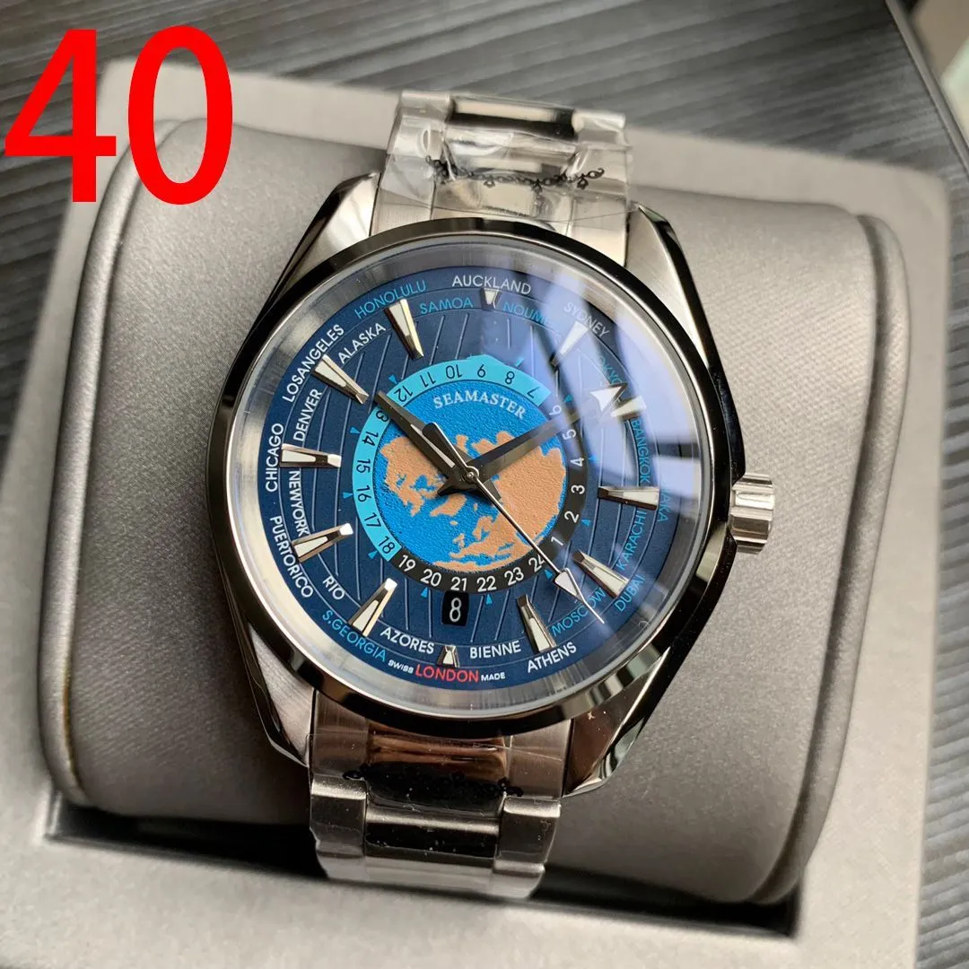 Top AAA Herren-Designer-Herrenuhr, automatische mechanische Uhr, Aqua Terra, 150 m, Master, wasserdicht, Edelstahl, mehrfarbig, jason007, saubere Fabrik, Automatikuhren