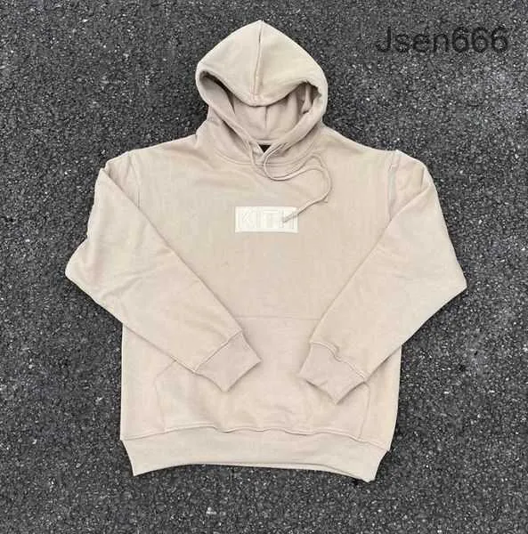 Kith Sweat à capuche pour hommes Sweats à capuche Broderie Kith Sweat à capuche Hommes Femmes Boîte Sweat à capuche Qualité à l'intérieur de l'étiquette UZP5