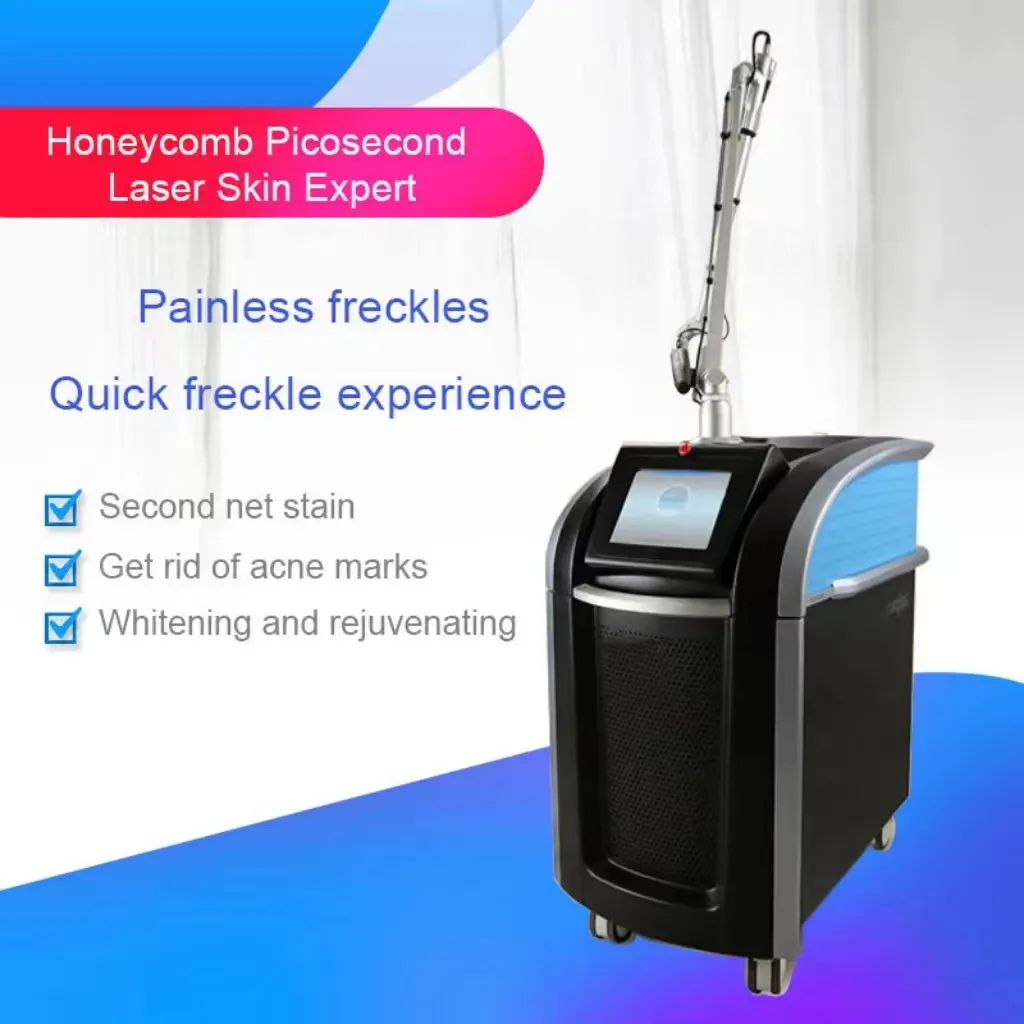 Professional Pico Laser Pico-sure Laser Machine Tattoo pigment Removal Laser 532 1064 755nm Pico Focus Spot Freckle Eliminate Device CE Approved