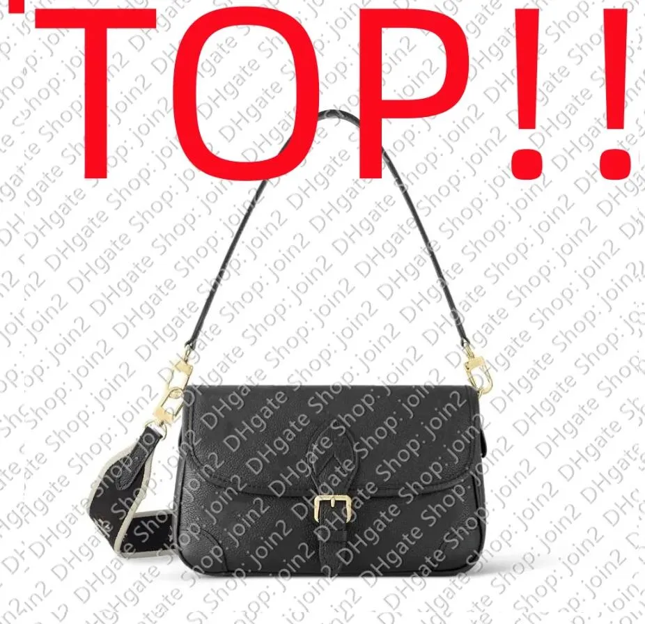 Top in cartella.M46583 Diane Baguette Designer Borsa borsetta per borse borsetta per manico in pelle Empreinte