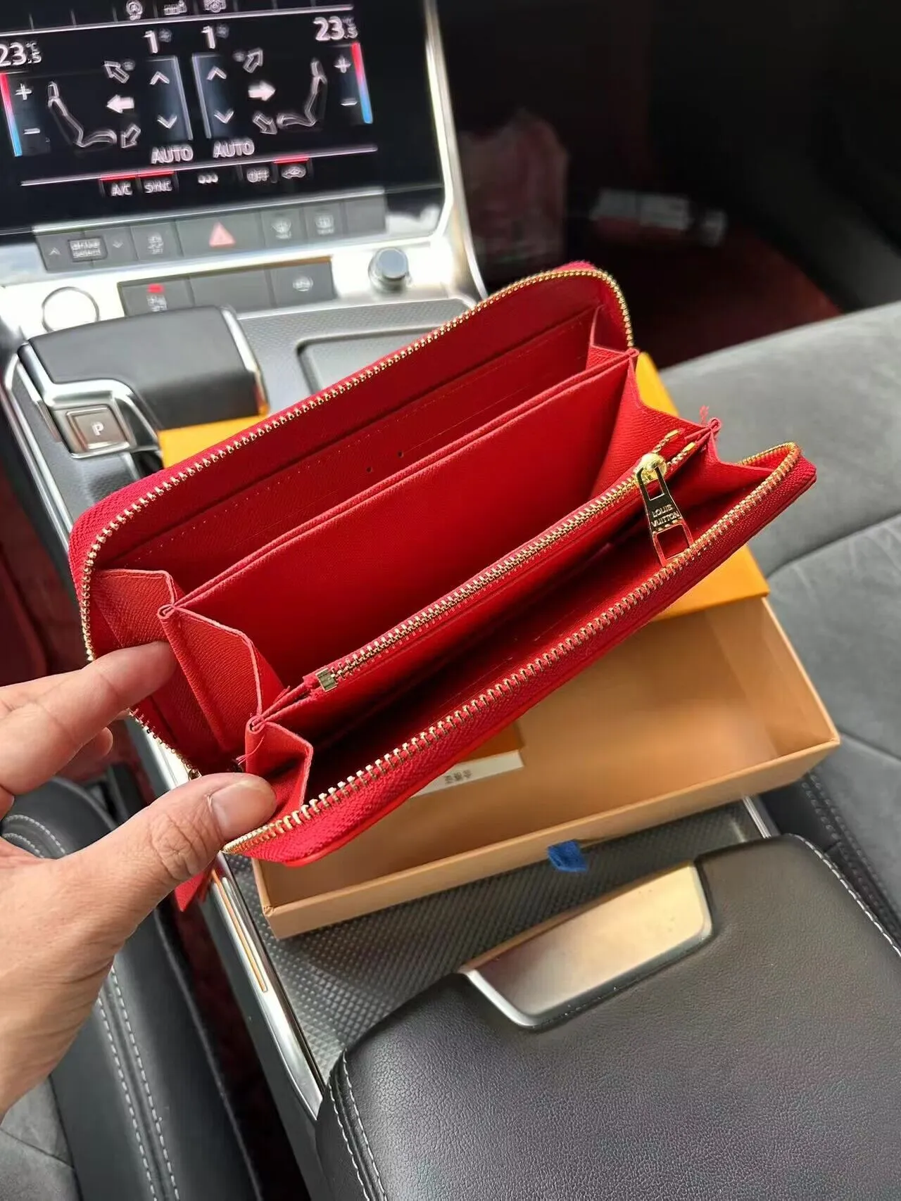 leather Wallet Fashion flowers designer zipper wallets luxurys Men Women leather bags High Quality Classic Letters coin Purse With box Plaid card holder M60017