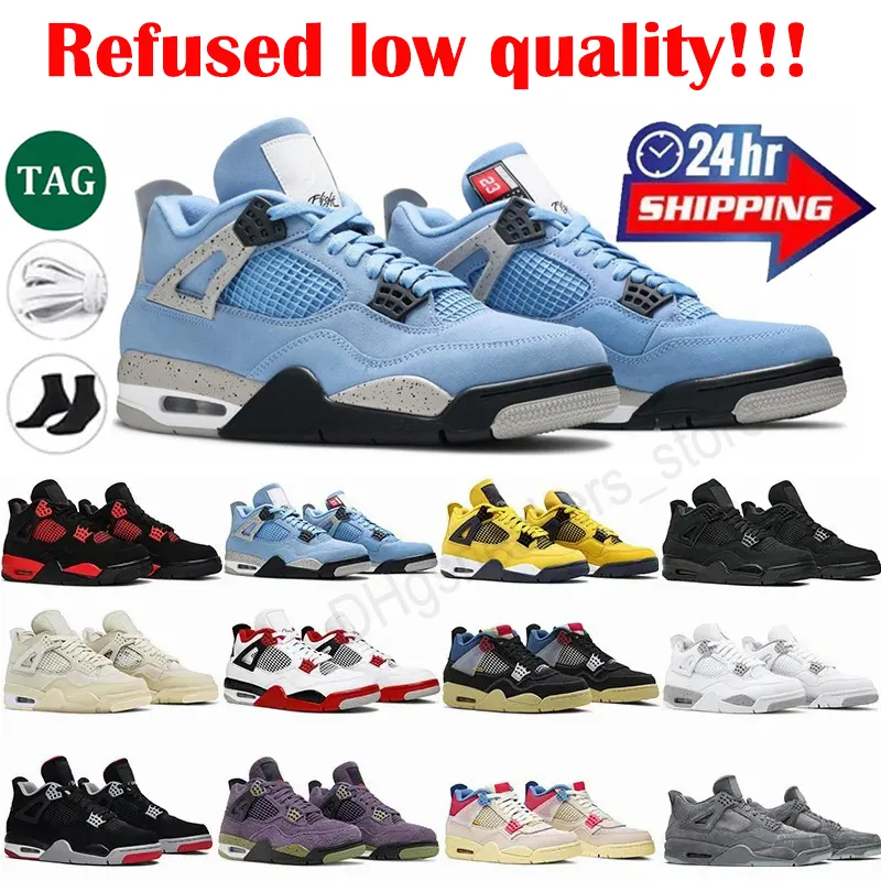 Damenschuhe 4s Red Cement Herren Basketballschuhe Black Cat Frozen Moments Thunder Military Black Pine Green Sail Cactus Jack Sport Herren Trainer Turnschuhe Größe 13