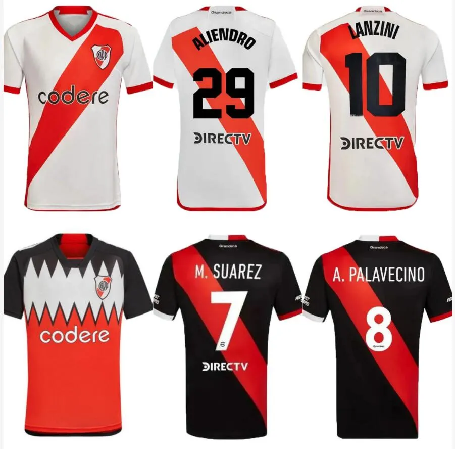 River Plate 2025 Soccer Jerseys BARCO LANZINI DE LA CRUZ ZUCULINI M