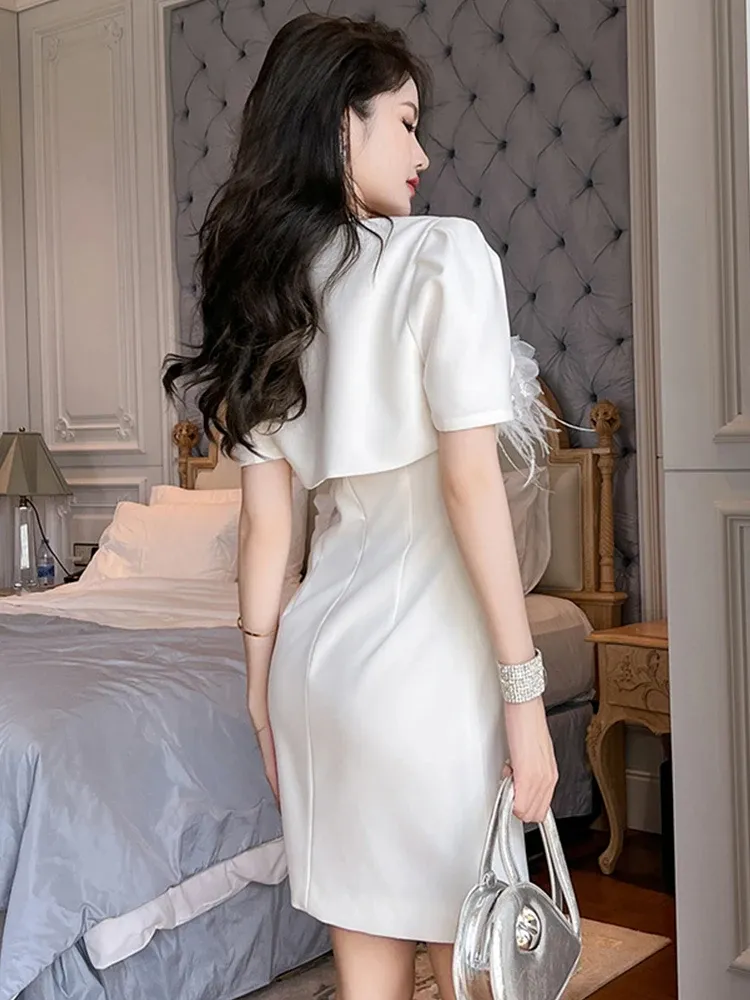Vestiods Womens Strapless White Dress Casual... From Julia_dress, $49.94 In  Bulk