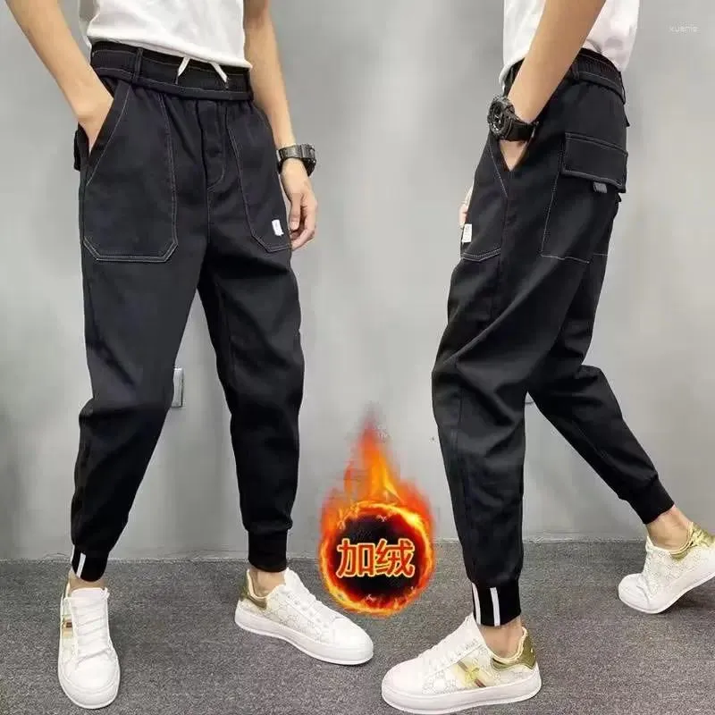 Męskie spodnie Y2K Mężczyźni Pencil Harem Techwear Streetwear HARAJUUKU Koreańskie joggery Hip Hop High Street Ubranie dla mężczyzny