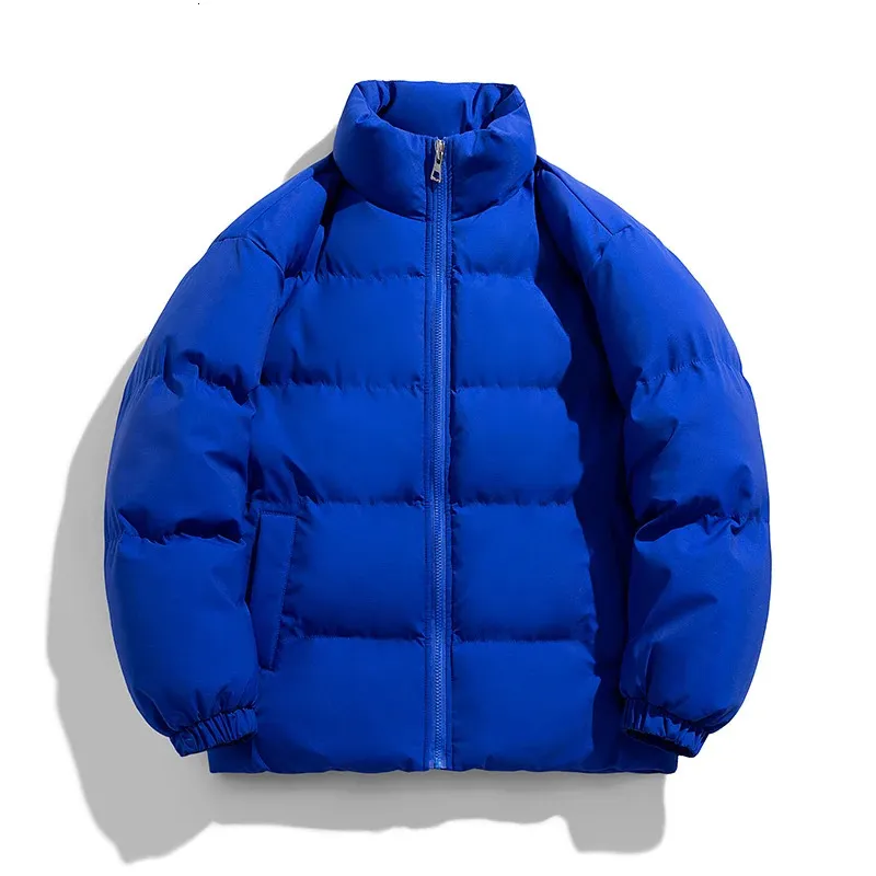 メンズジャケット冬用ジャケットメンパーカー厚い暖かいコートメンズスタンドカラーカラーカラーパーカーファッションストリートウェアハラジュク5xl 231027
